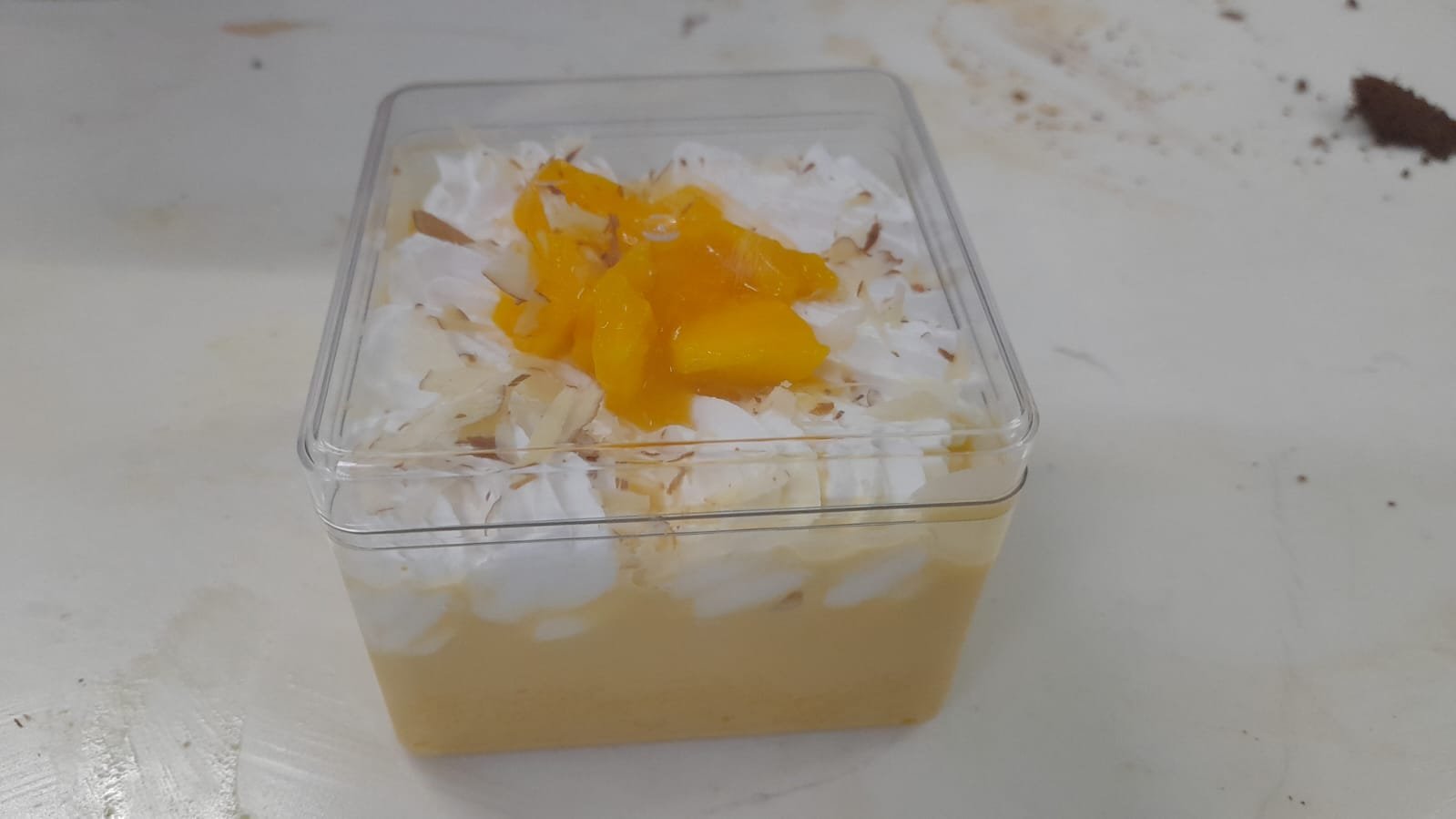 Mango Custard Dessert Cup